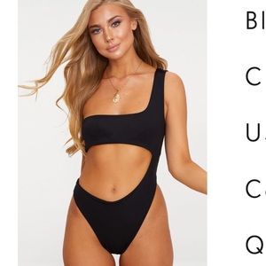 One piece bathing suit